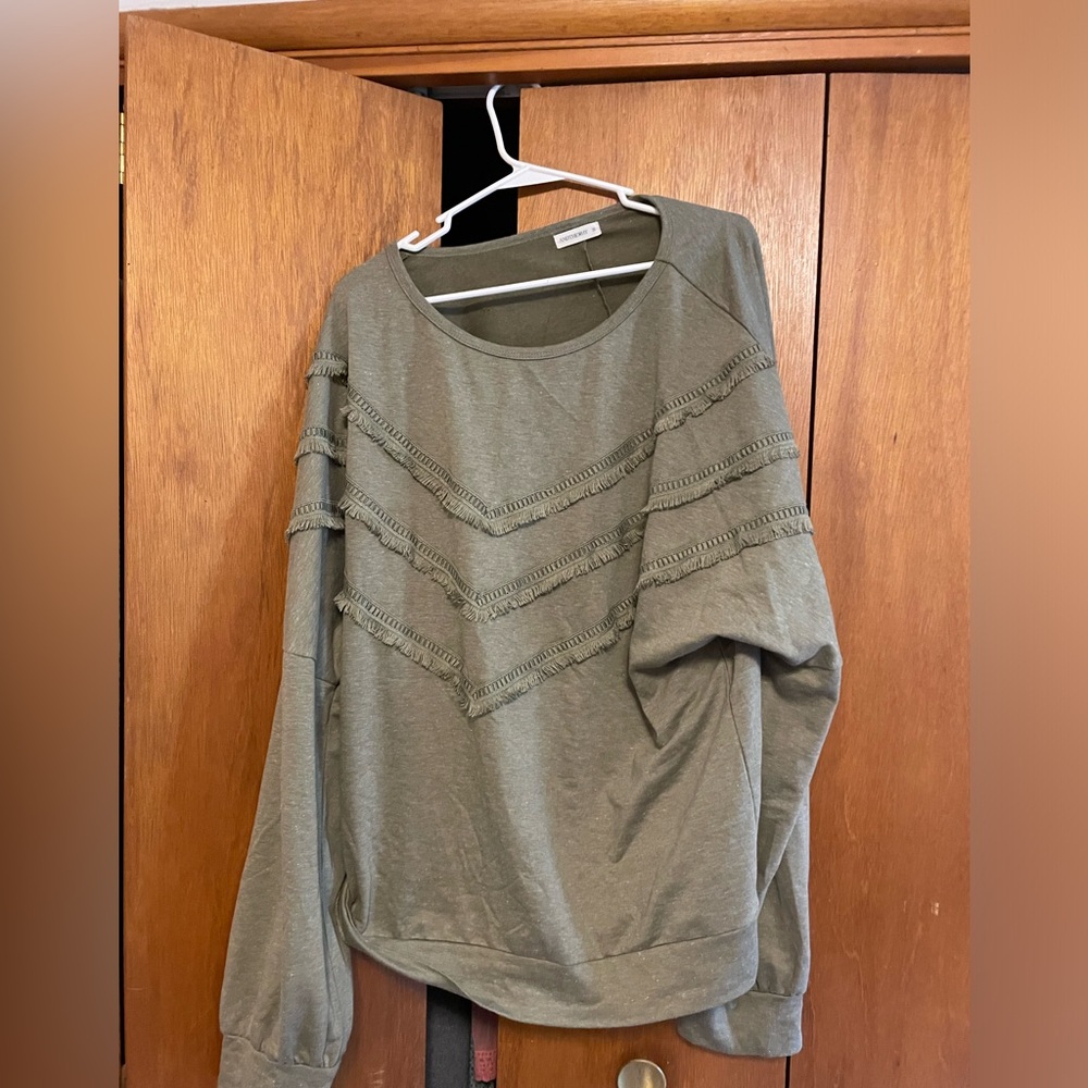 Green sweater